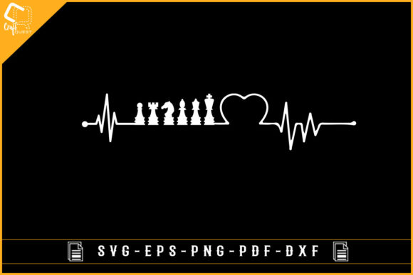 Chess Vector with Heartbeat Gaming Shirt: A Unique Design for Chess Enthusiasts