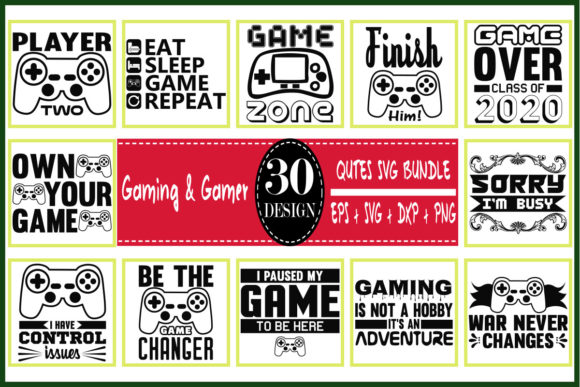 Gaming Gamer Quotes Designs Bundle: A Comprehensive Resource for Creative Projects