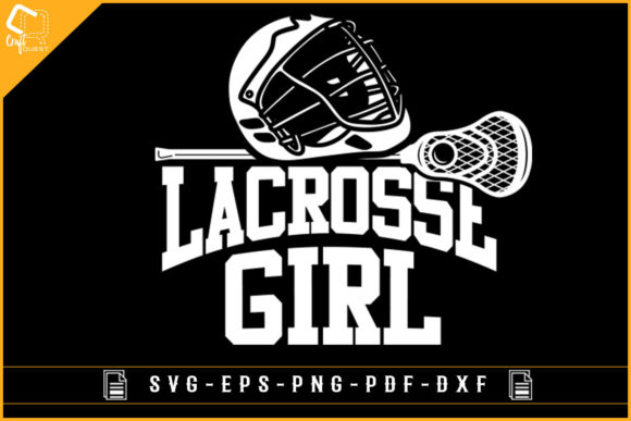 Lacrosse Girl Gaming Sublimation Design: Perfect for Craft Enthusiasts and Lacrosse Lovers