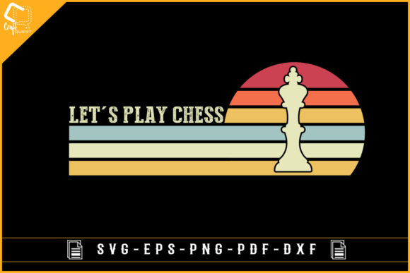 Let's Play Chess Vintage Retro Gaming: A Timeless Design for Modern Creators