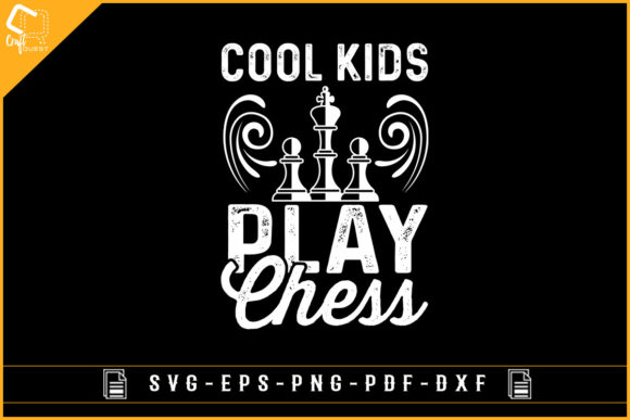 Unleash Your Creativity with Cool Kids Play Chess Gaming Sublimation Designs