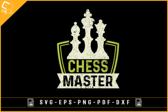 Unlock Your Creativity with Chess Master Gaming Chess Sublimation Design Files